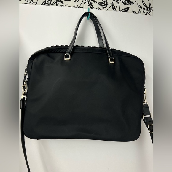 KATE SPADE NEW YORK Black Nylon Laptop Shoulder Bag - Picture 3 of 15